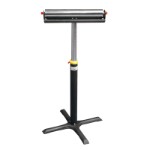 Materialstöd (Rullstöd) med Ø57 mm stålrulle och justerbar höjd 68-110 cm (Light-Duty)